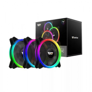 DarkFlash DR12 PRO 3az1-ben ARGB ház hűtő ventilátor szett